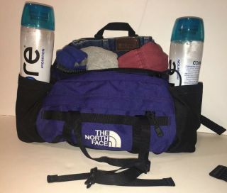 Vintage 90’s The North Face Blue Hiking Fanny Waist Bag Hip Lumbar Pack