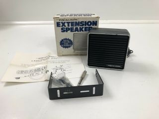 Vintage Radio Shack Realistic 21 - 549a Cb Scanner Ham Radio Extension Speaker 4 "
