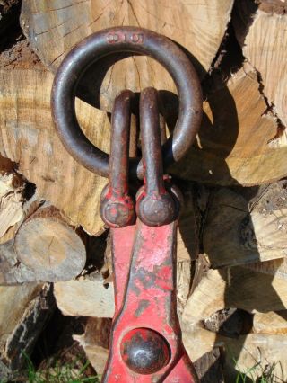 Vintage Heavy Duty Log Skidding Grab Hook Tongs Logging Forestry Tool 3