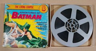 Vintage Adventures of Batman The Living Corpse ep.  3 8mm film Columbia mAAT 3