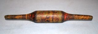 Old India Vintage Wooden Hand Crafted Chapati Roller Bread Rolling Pin