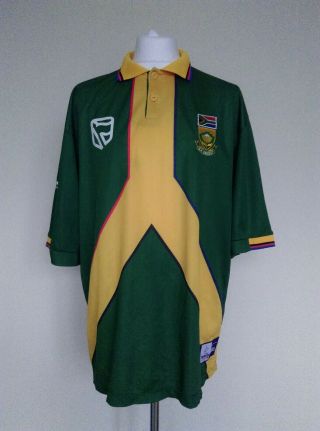 South Africa World Cup 1999 Vintage Cricket Shirt Jersey Asics Size Xxl