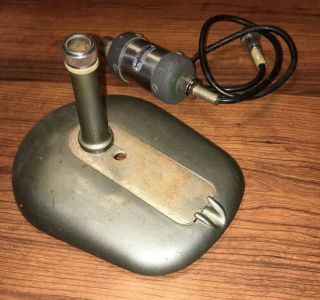 Vintage Atlas Microphone Stand And Sure Microphone Part