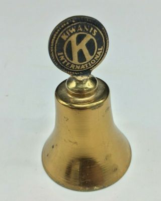 Kiwanis Interntional Service Club Vintage Brass Bell