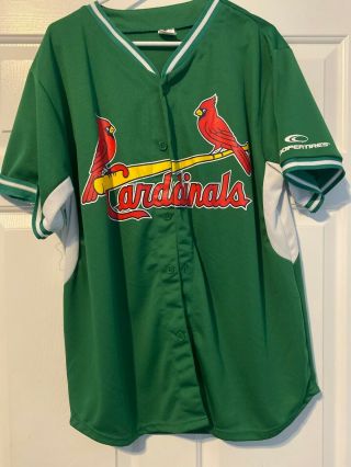 Sga Giveaway St.  Louis Cardinals Green Stitched Jersey Men 