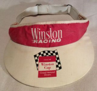 Vintage 1970’s Nascar Winston Cup Grand National Drivers Adjustable Visor