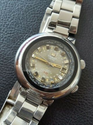 Vintage Tissot Navigator T12 GMT World time wristwatch - men’s - 1970’s 2