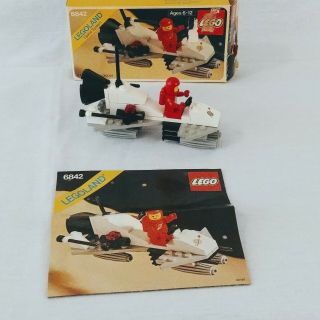 Vintage Legoland Space System 6842 And Instructions
