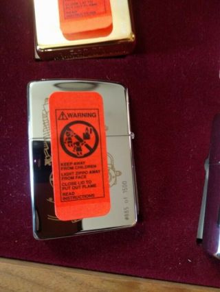 Harley Davidson ' s Double Eagle Zippo and Knife Box Set 1 of only 1500 made 3
