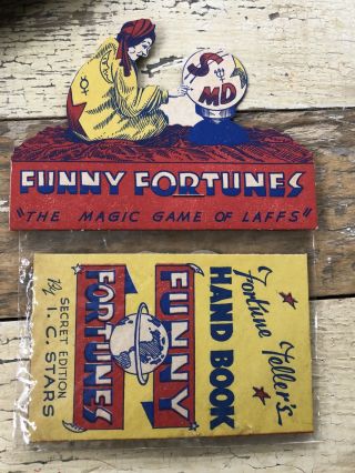 Vintage Fortune Telling Game In Package