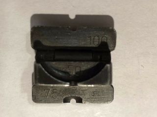 Two Leaf Folding Rear Sight With A 1/2 Inch Dove Tail.