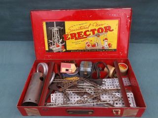 Vintage Erector Set No.  7 1/2 Engineer 