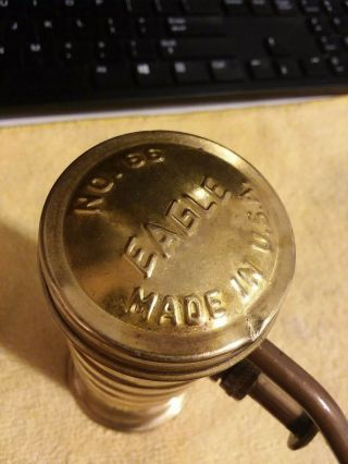 Vintage Eagle Brass No.  66 Style Oiler Oil Pump