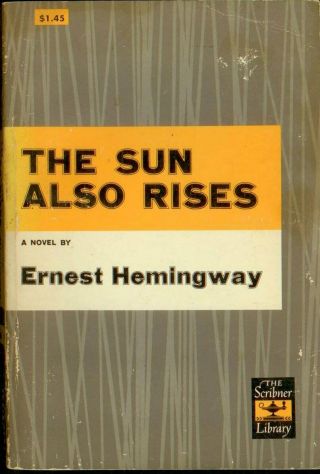 The Sun Also Rises - Ernest Hemingway - Scribner Library,  1954 C5