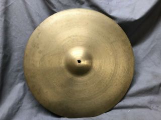Zildjian 20 " Cymbal,  Vintage,  Stand Bell,  No Cracks,  Details On Photos,  Pre - Owned
