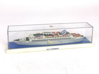 Vintage M/s Starward Cruise Ship Souvenir Model In Plastic Case - Great Detail