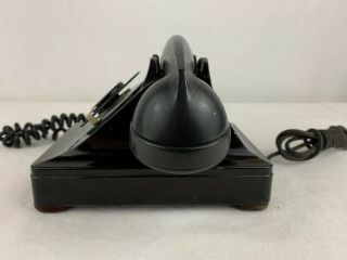 Vintage Rotary Dial Phone Telephone BLACK Mid Century Classic Very 1940s 3