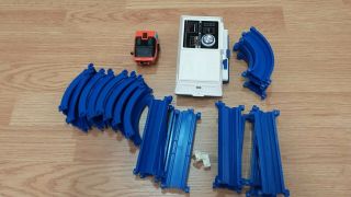 Vtg 1981 Tomy The Up - Down Change - Around Roller Coaster Toy Set Parts No 5006 Rea