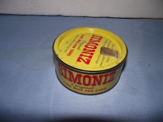 Vintage Simoniz Car Wax/polish Tin (empty)