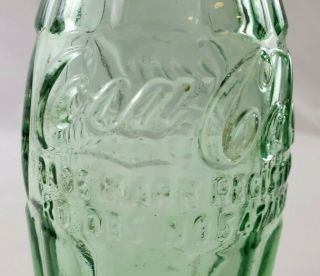 VINTAGE COCA - COLA Bottle Trademark Registered RD.  DES No.  547/1937 Green Glass 2