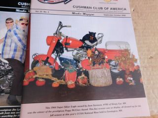 4 ISSUES OF 2008 CUSHMAN MOTOR SCOOTER MEMBER MAGAZINES 3