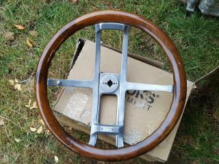 Vintage 1920s Neville Car Steering Wheel.  Model T Ford Fatman Fatboy