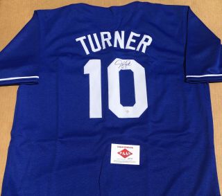 Justin Turner Los Angeles Dodgers Signed Jersey