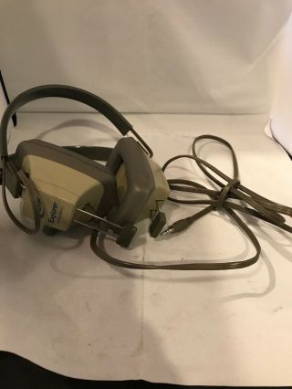 Set Of 2 - Vintage Califone Explorer Headphones Stereo Series Model Eh - 3sv
