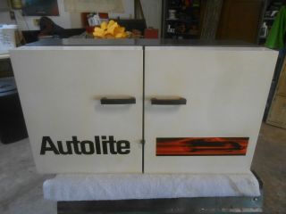 Vintage Autolite Ford Gt Logo Wall Cabinet Boss 429 Motorcraft Sign