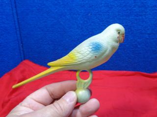Vintage Weighted Parakeet Bird Plastic Perch Mate Toy