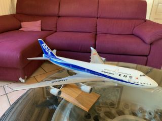 Pacmin 1/144 High Detail Series Ana All Nippon Airways Boeing 747 - 400 Model