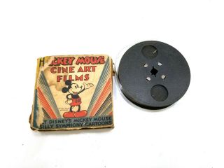 Vintage Walt Disney 16mm Cine Art Films Mickey Mouse Silly Symphony Cartoon B&w