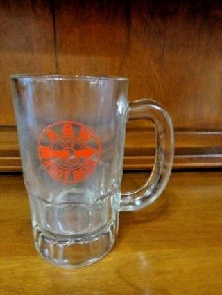Vintage A & W Ice Cold Root Beer Glass Mug 16 Oz