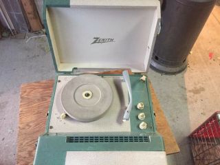 Vintage Zenith Stereo Phonic Record Player Turntable Mdl.  Dps - 30f