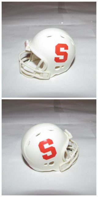 2014 Syracuse Custom Pocket Pro Helmet White Shell