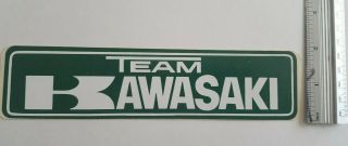 Vintage Motocross TEAM KAWASAKI Green/White 8 