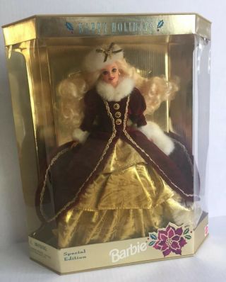 Vintage - Happy Holidays Barbie Mib - Mattel 1996