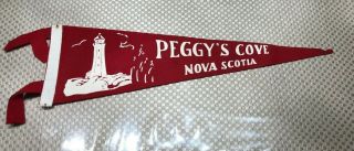 Vintage Felt Pennant Peggy 