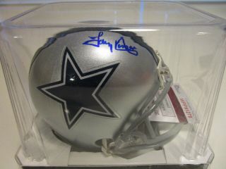 Tony Dorsett 33 Dallas Cowboys Autographed Riddell Mini - Helmet Jsa Witnessed