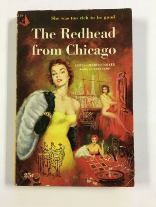 The Redhead From Chicago Louis Charles Royer Vintage Sleaze Gga Paperback