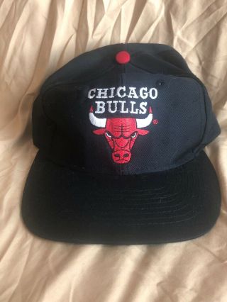 Vintage 1990’s Chicago Bulls Snapback Hat Universal Industries Nba