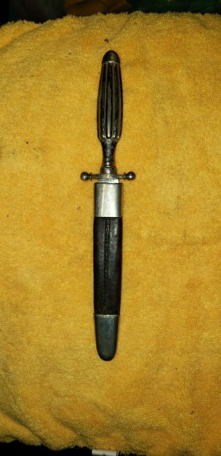 Antique J Rodgers And Sons Dagger With Sheath