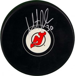 Martin Brodeur Jersey Devils Signed Hockey Puck - Fanatics