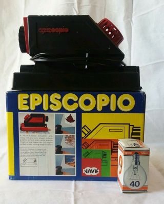 Vintage Episcopio Art Tracing Projector With Instructions.