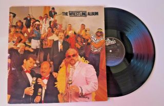 1985 Wwf Wwe The Wrestling Album Vinyl Lp Mcmahon Hulk Hogan Roddy Piper