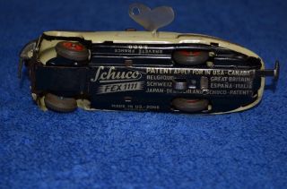 VINTAGE SCHUCO FEX 1111 WIND - UP RACE CAR WITH KEY 2
