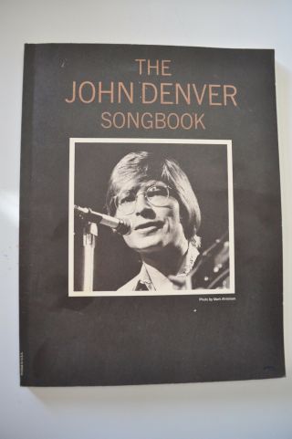 Vintage John Denver Songbook Song Book Copyright - 1971