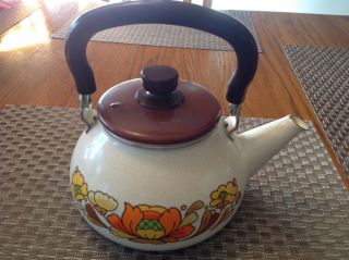 Vintage Sanko Ware Country Flowers Teapot