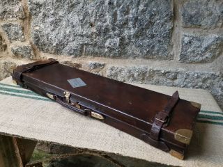 An Antique Leather Gun Case