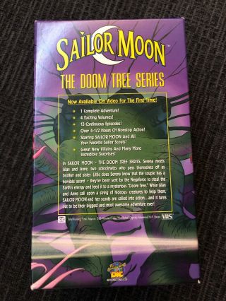 Vintage 1997 Sailor Moon: The Doom Tree Series - Four Volume VHS Box Set 3